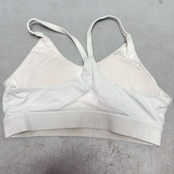 Women's White Sports Bra Like New - Padded - Size Large - Removable Pads - Picture 2 of 2